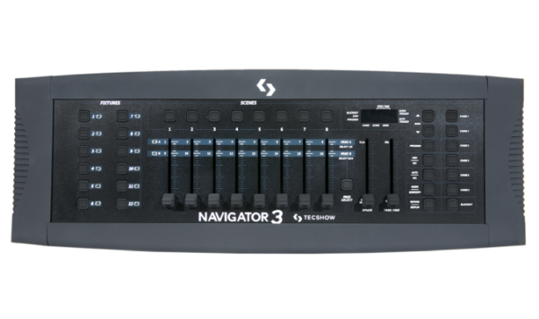 Controlador DMX para iluminación móvil Tecshow Navigator 3