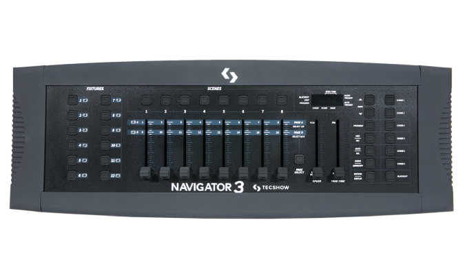 Controlador DMX para iluminación móvil Tecshow Navigator 3
