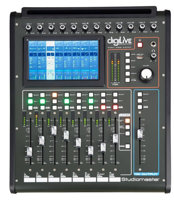 Consola Digital DJ Studiomaster DIGILIVE16
