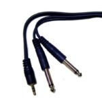 CABLE ARMADO ARTEKIT LINEA BLUE DE 3.5ST X 2 PLUG 6.5 2MTS
