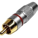 VENETIAN LE5021 CONECTOR RCA FICHA METAL A CABLE