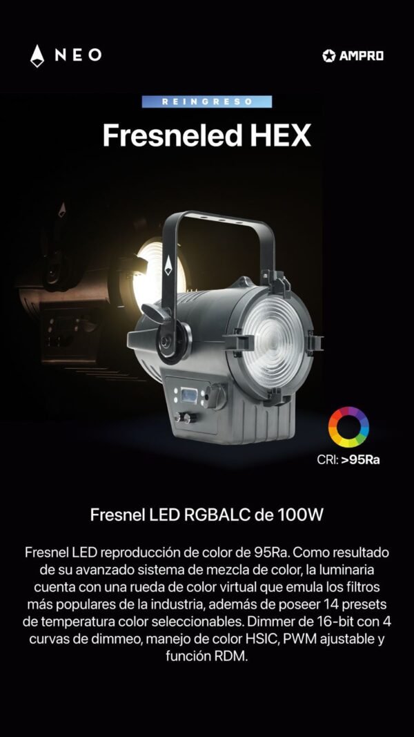 Fresnel Tecshow Lighting Fresneled Hex