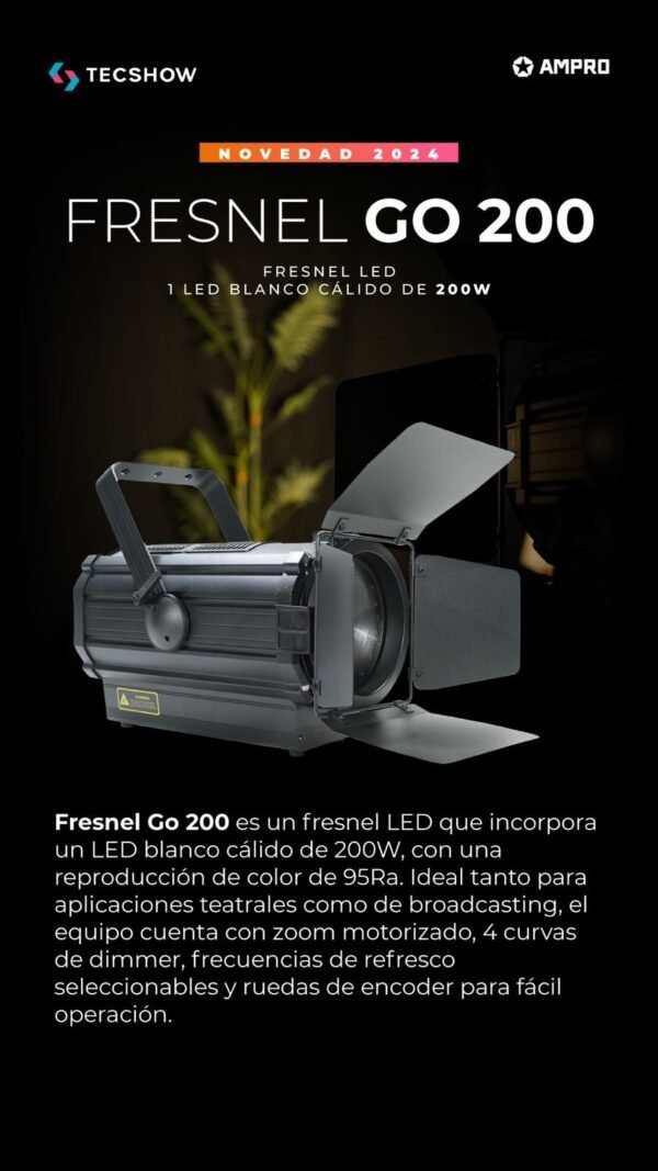 Fresnel Led Tecshow Lighting Fresnel Go 200