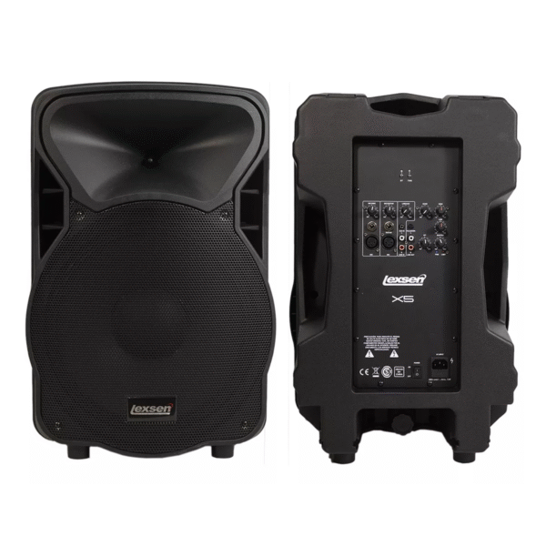 Bafle Potenciado 15" Inyectado 150W Rms Bluetooth 2 Canales Lexsen X5