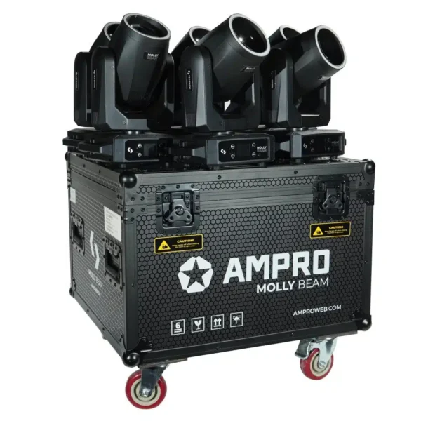 Kit de 6 cabezales móviles beam compactos Tecshow Lighting Molly Beam Kit