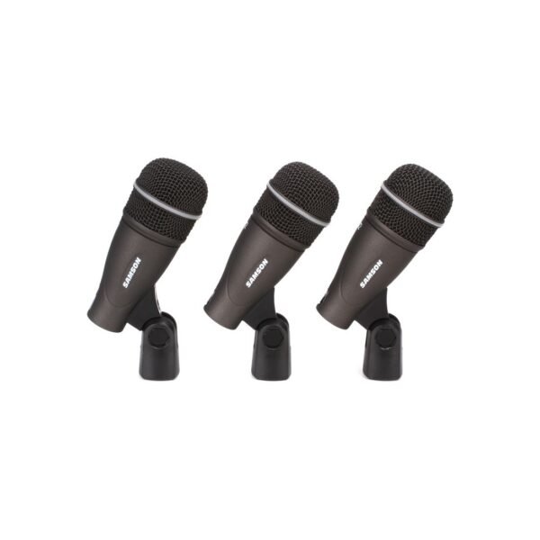 Set de 3 micrófonos para batería Samson DK703
