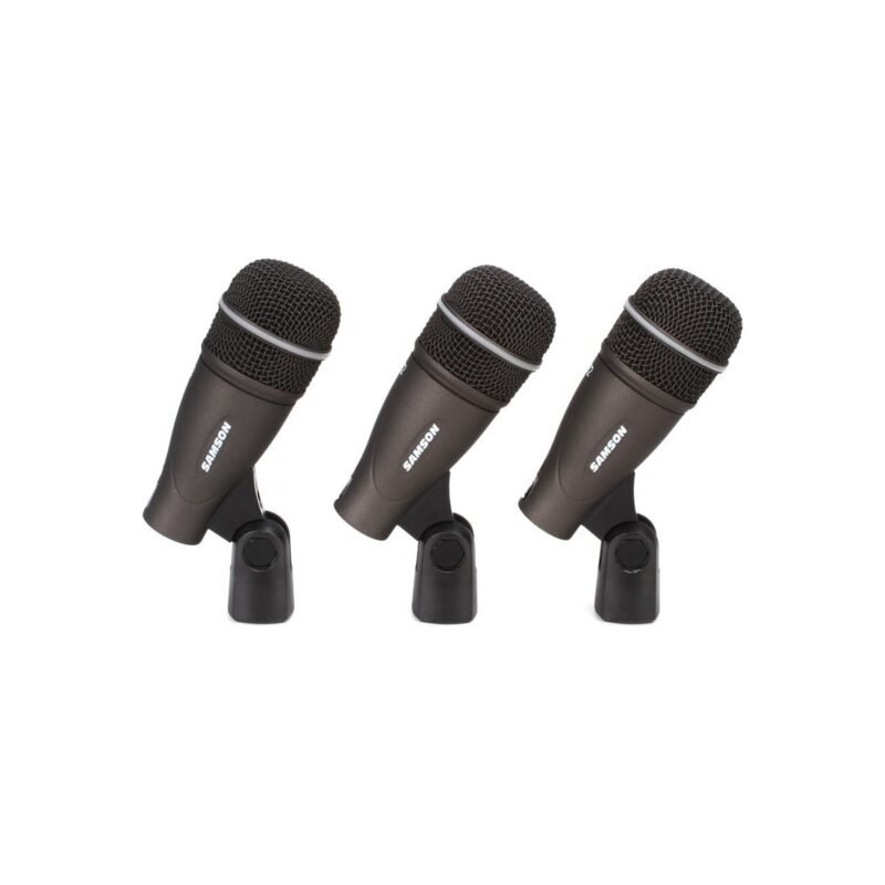 Set de 3 micrófonos para batería Samson DK703