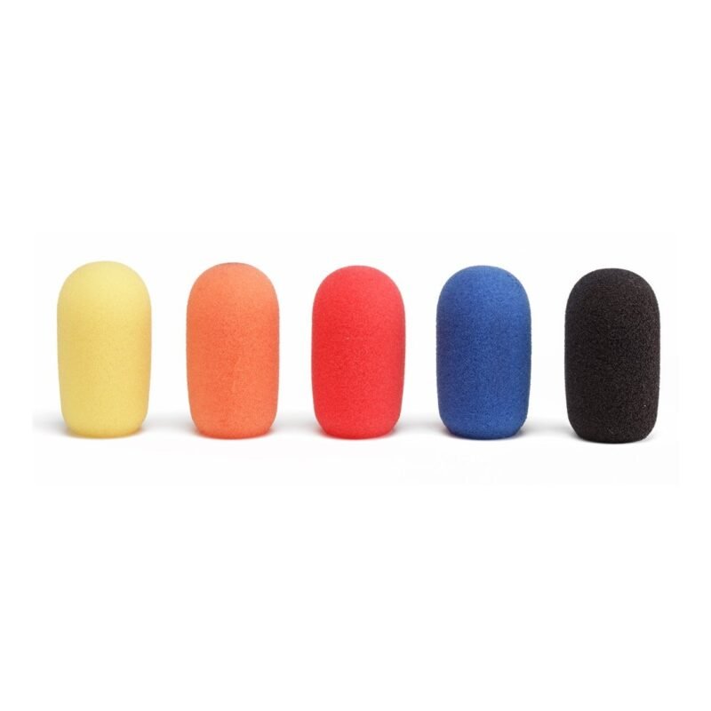 Pack de 5 paravientos para micrófonos corbateros Samson WS5E