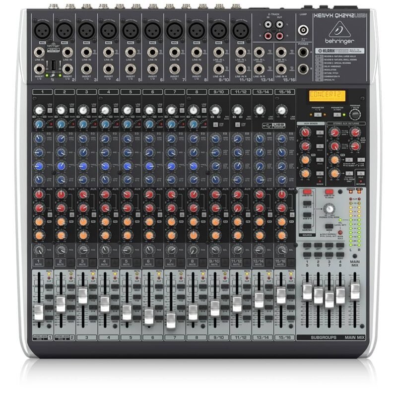Consola Analoga 24 Canales Behringer Xenyx QX2442USB