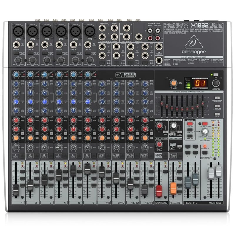 Consola Analoga 18 Canales Behringer Xenyx X1832USB