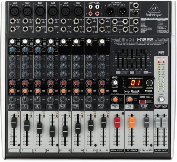 Consola Analoga 12 Canales Behringer Xenyx X1222USB
