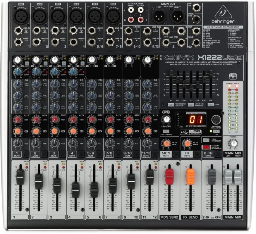 Consola Analoga 12 Canales Behringer Xenyx X1222USB