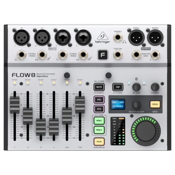 Mezclador Digital 8 Canales Behringer Flow 8