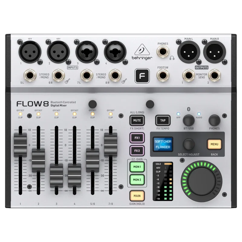Mezclador Digital 8 Canales Behringer Flow 8