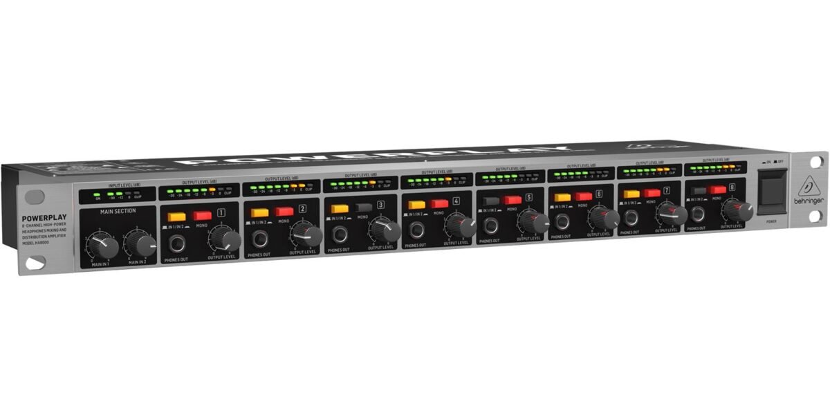 Amplificador de Auriculares Behringer Ha8000