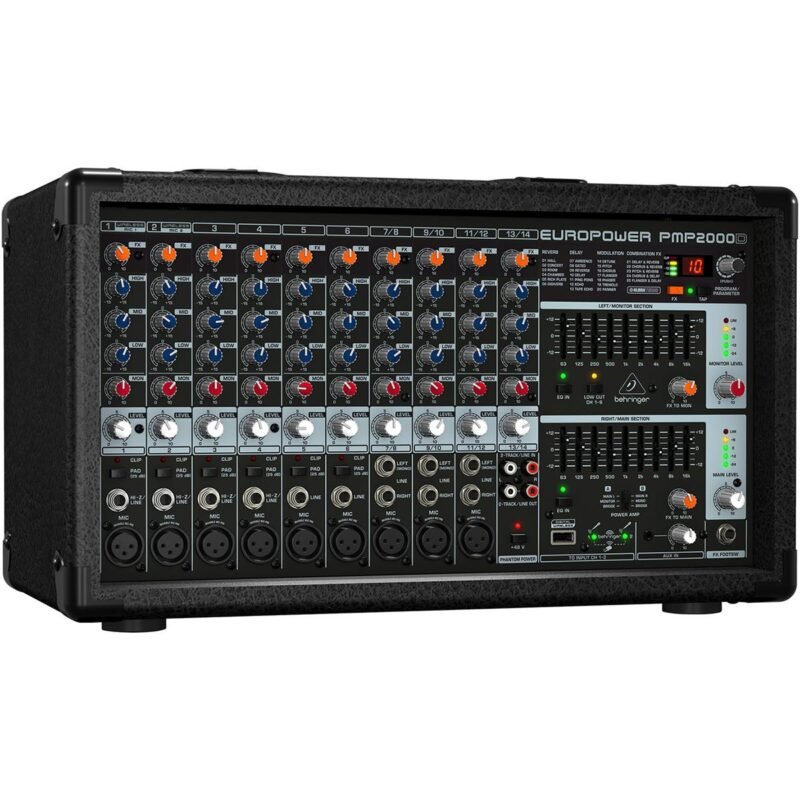 Cabezal Autoamplificado Behringer PMP2000D