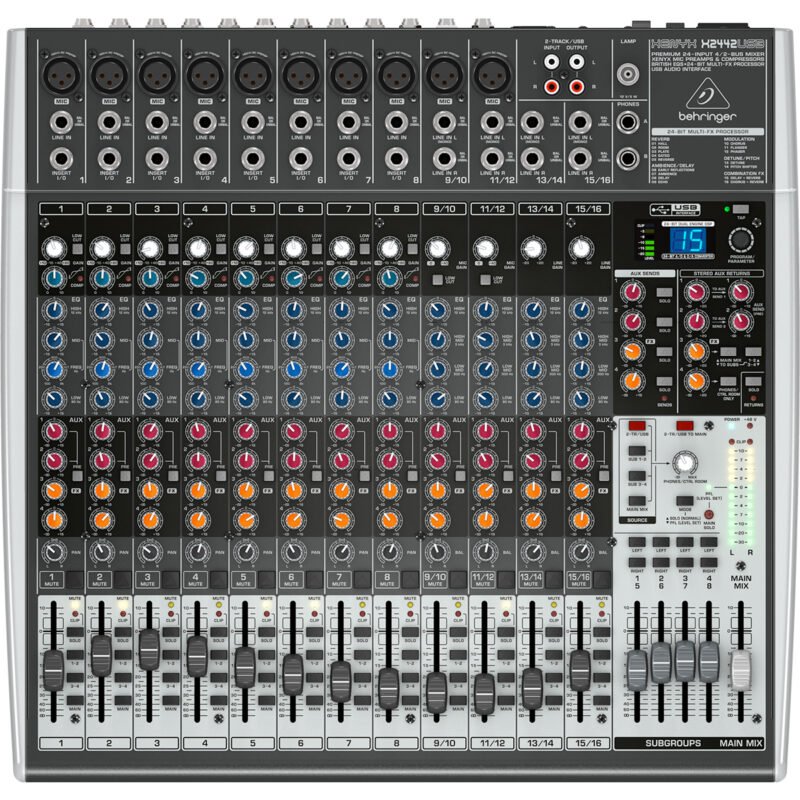 Consola Analoga 24 Canales Behringer Xenyx X2442USB