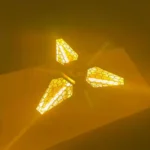 Efecto Led 3 Brazos Tecshow Lighting Tungsten Fan - Imagen 6