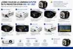 Lampara P/ Proyector Epson S9 X9 S10 X10 W10 H369a Elplp58 - Imagen 6