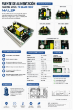 Fuente De Alimentacion Cabezal Movil 7r Beam 230w Mailep - Imagen 6