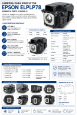 Lampara P/ Proyector Epson ELPLP78 - Imagen 10