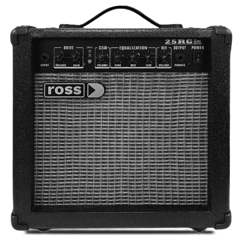Ross G-25R Amplificador Para guitarra 25w Parlante 8"