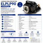 Lampara Para Proyector V13h010l90 Elplp90 Cb-670 675 680 - Imagen 2