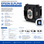 Lampara Para Proyector Epson 3010 3020 Tw5900 6000 Elplp68 - Imagen 3