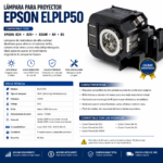 Lampara P/ Proyector Epson 824 825+ 826w 84 85 Elplp50 - Imagen 6