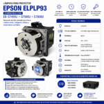 Lampara Para Proyector Epson Eb G7400u G7500u G7800u Elplp93 - Imagen 4