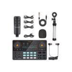 Maono AU-AM200S1 Kit Podcast AM200S1 Mixer AM200 Microfono Condenser PM360 Tripode de mesa Auriculares In Ear - Imagen 5