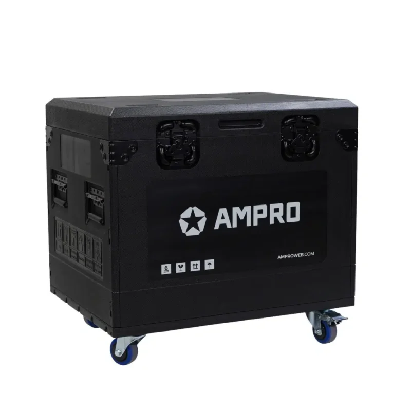 Case plástico modular para 4 cabezales móviles o uso técnico múltiple Tecshow Flexcase 4